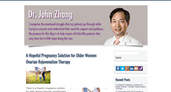 Desktop Screenshot of drjohnzhang.com